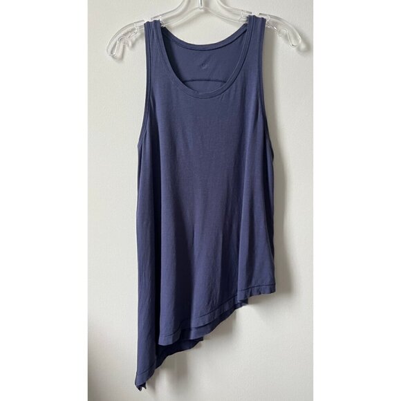 RARE Lululemon Side Tie Pima Cotton Loose Tank Blue 10 - Picture 3 of 6